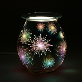 Firework Effect Light-up Electric Oil Burner - Click Image to Close