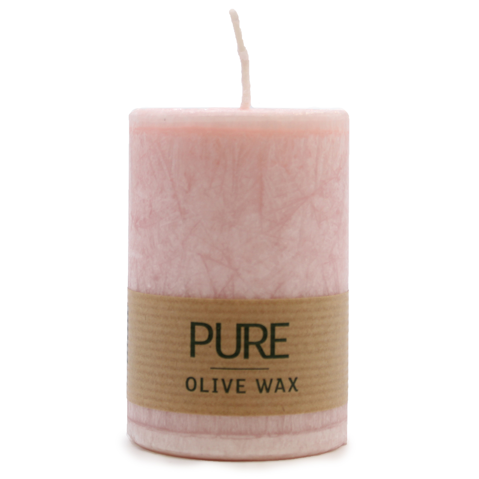 Pure Olive Wax Candle 90 x 60 - Antique Rose - Click Image to Close
