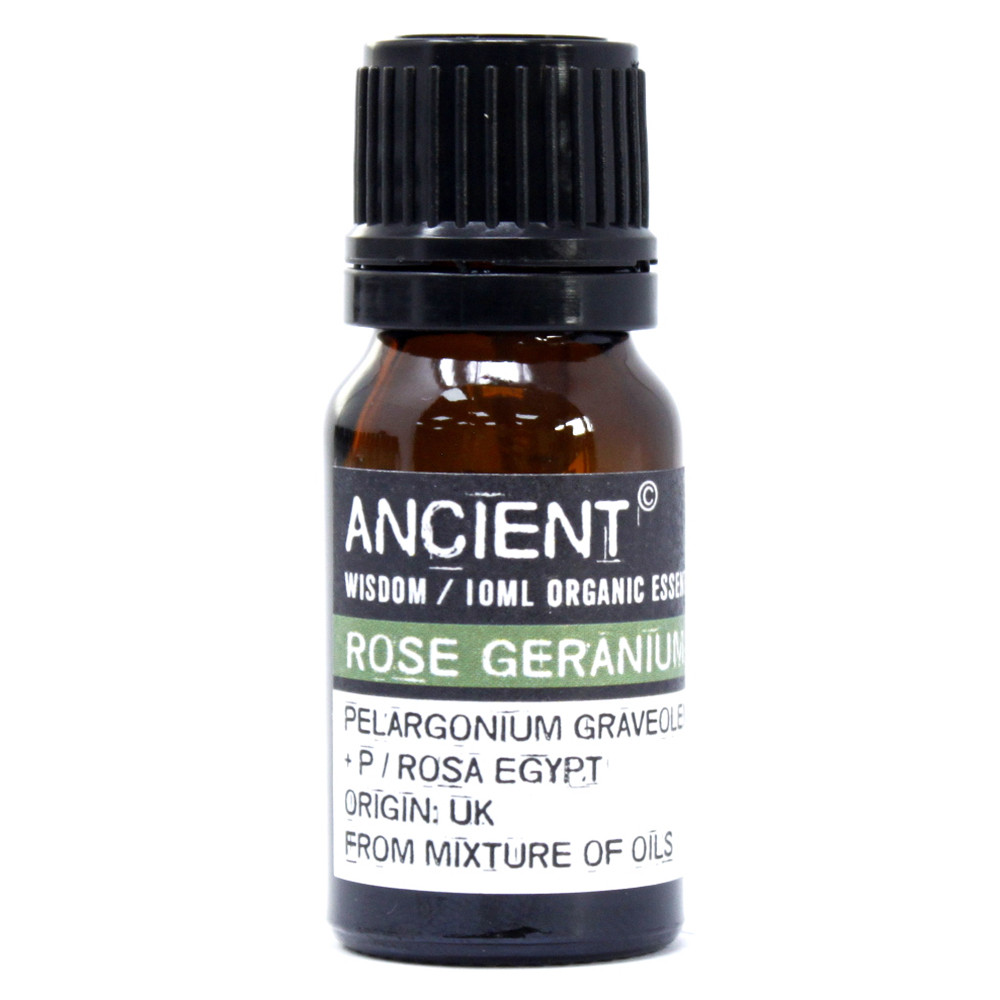 Organic Essential Oil - Rose Geranium 10ml - Click Image to Close