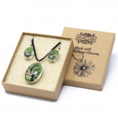Pressed Flowers - Tree of Life Set - Green - Click Image to Close