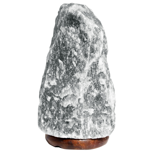 Grey Himalayan Natural Salt Lamp - 3-5kg - Click Image to Close