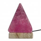 Quality USB Natural Salt Lamp Pyramid (Multi) - Click Image to Close