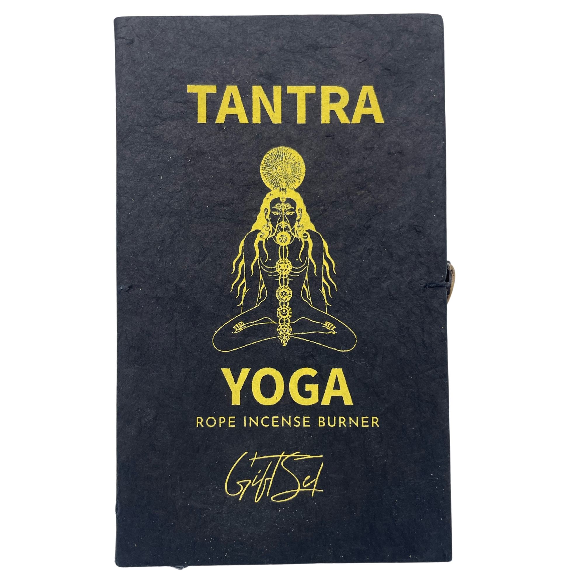 Rope Incense and Silver Plated Holder Set - Tantra Yoga - Click Image to Close