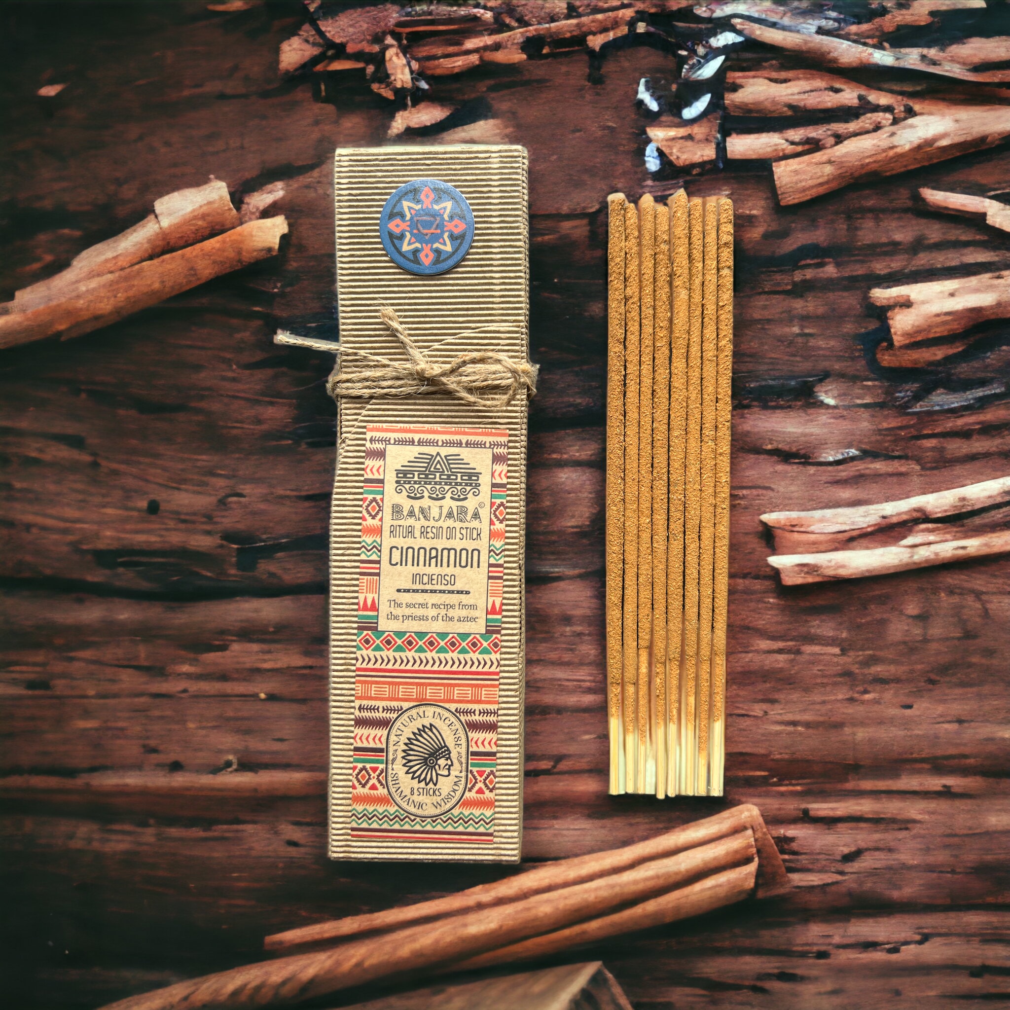 3 x Packs Ritual Resin on Stick - Cinnamon