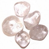 Rock Crystal Large Tumble Stones - Click Image to Close