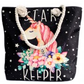 Rope Handle Bag - Star Unicorn Keeper - Click Image to Close