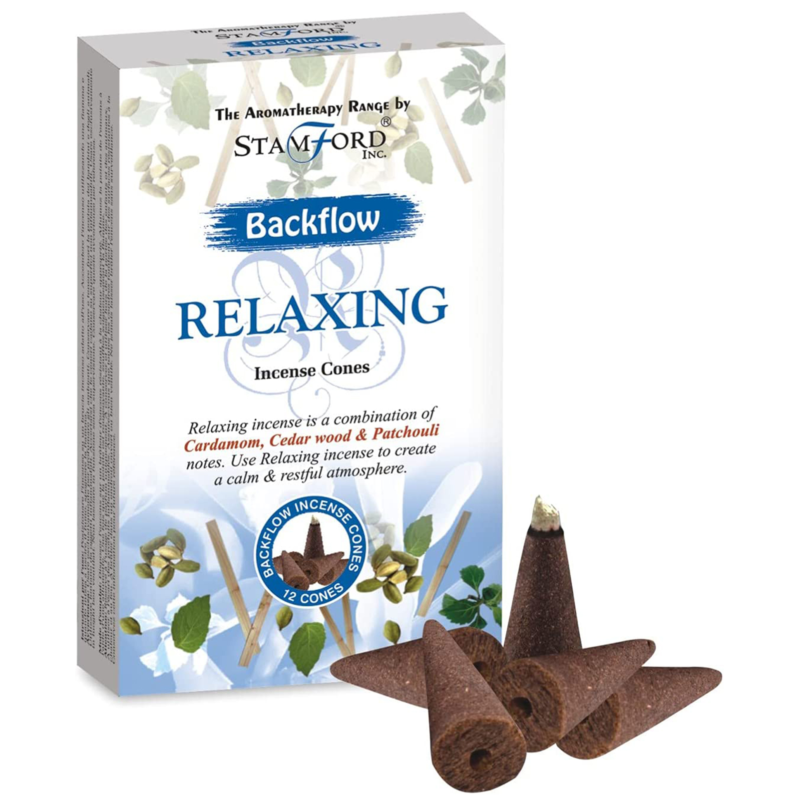 5 x Packs Aromatherapy Backflow Cones - Relaxing