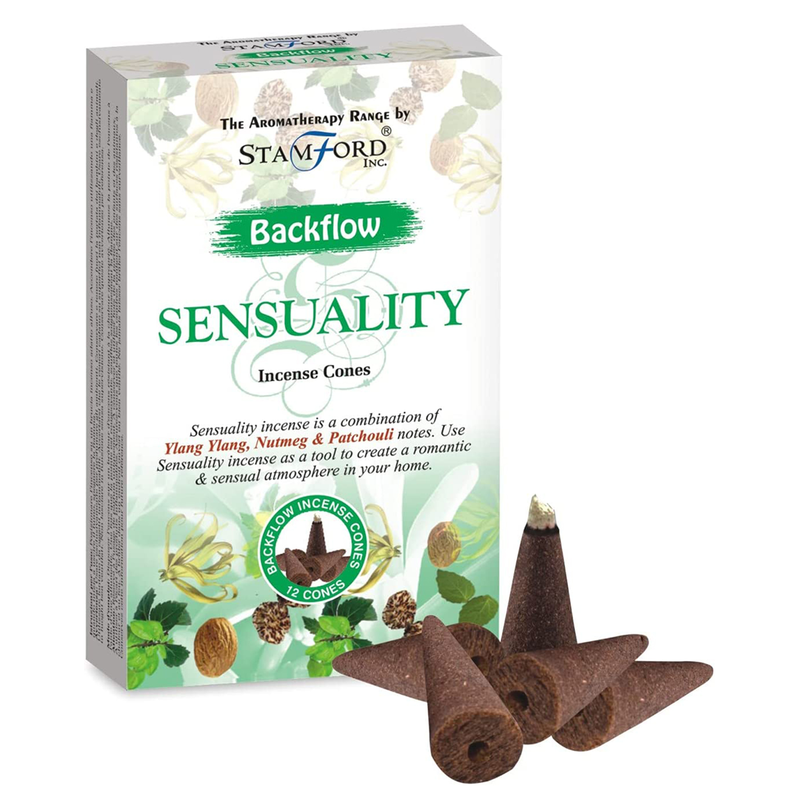 5 x Packs Aromatherapy Backflow Cones - Sensuality - Click Image to Close