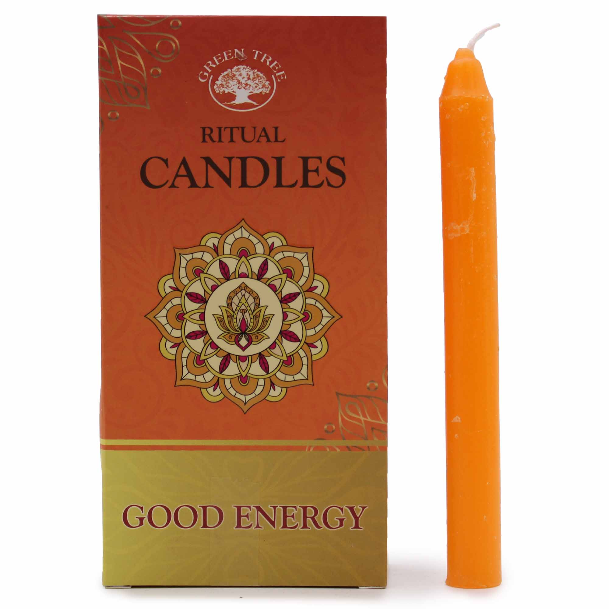 Set of 10 Spell Candles - Good Energy - Click Image to Close