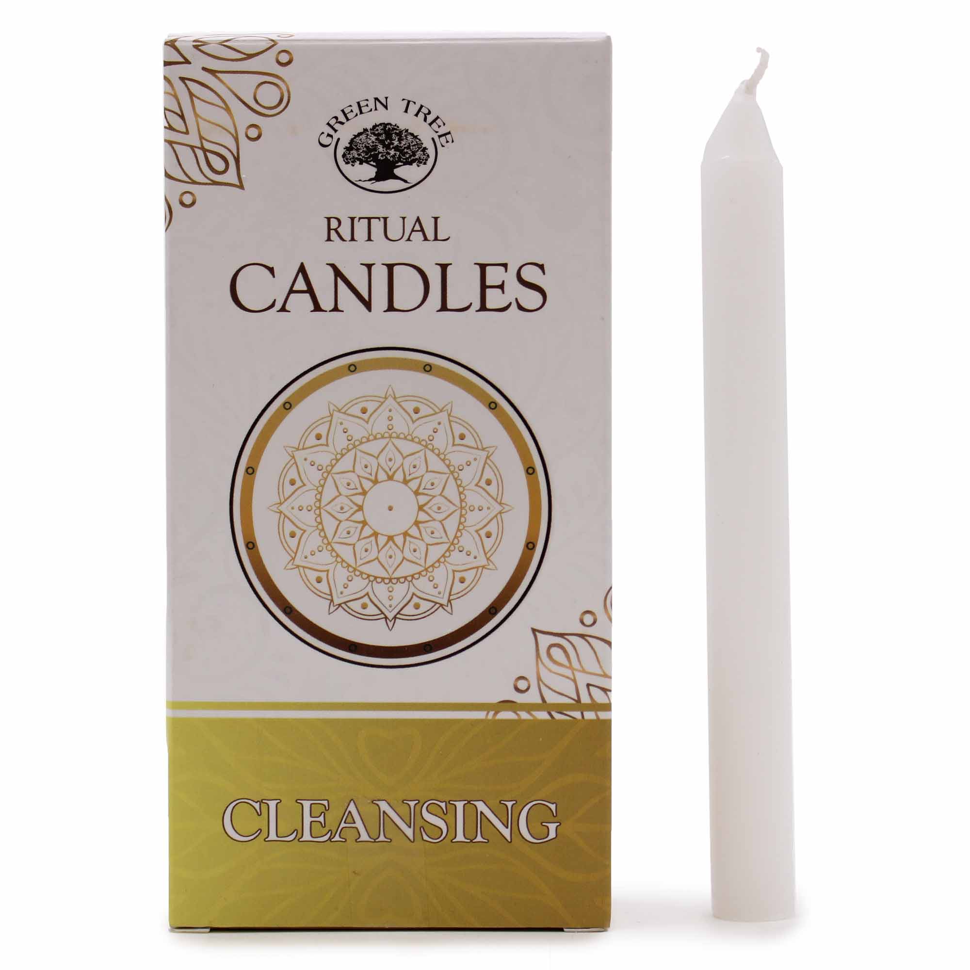 Set of 10 Spell Candles - Cleansing - Click Image to Close