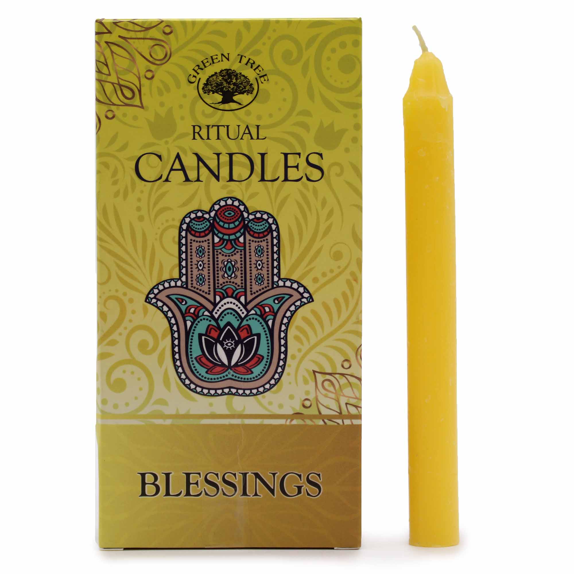 Set of 10 Spell Candles - Blessings - Click Image to Close