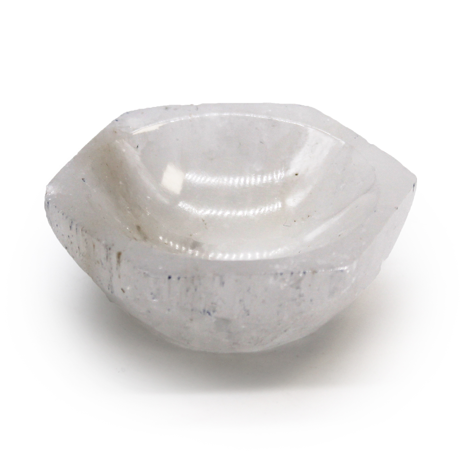 Selenite Hex Bowl - 6cm - Click Image to Close