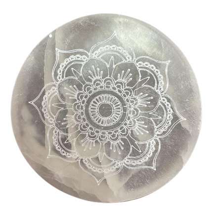 Small Charging Plate 8cm - Mandala Design - Click Image to Close