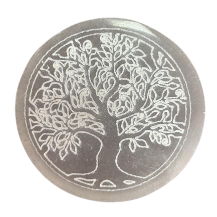 Small Charging Plate 8cm - Tree of Life - Click Image to Close