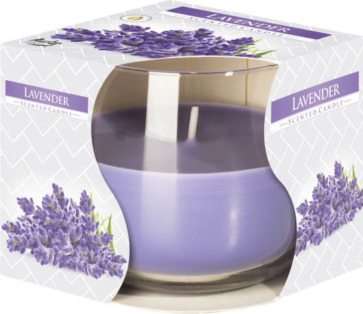 Scented Glass Jar Candle - Lavender - Click Image to Close