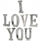 Shabby Chic Letters - I Love You - Click Image to Close
