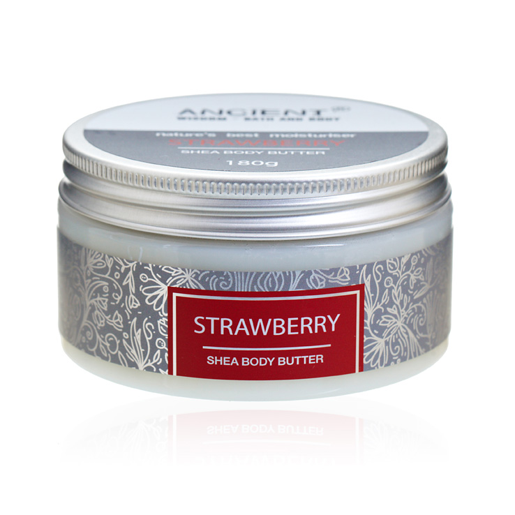 Shea Body Butter 180g - Strawberry - Click Image to Close