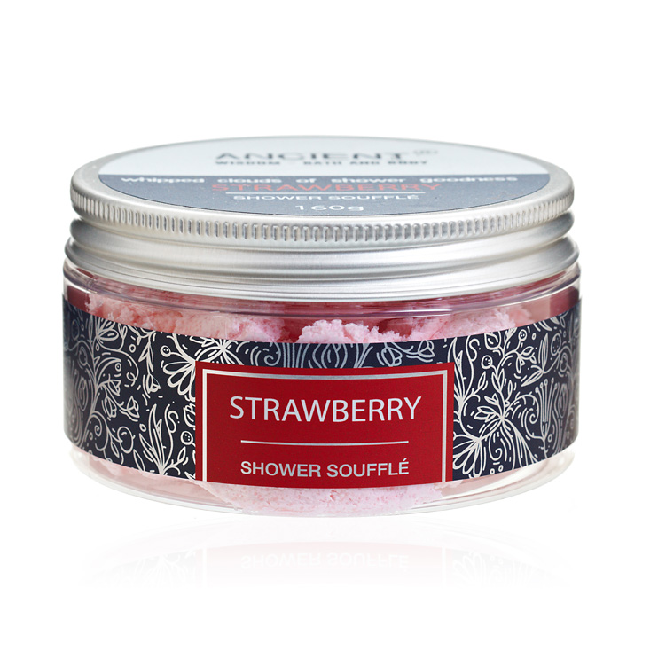 Shower Souffle 160g - Strawberry - Click Image to Close