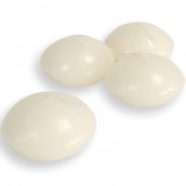 20 x Small Floating Candles - Ivory - Click Image to Close