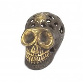 Vintage Brass Skull - Small - Click Image to Close
