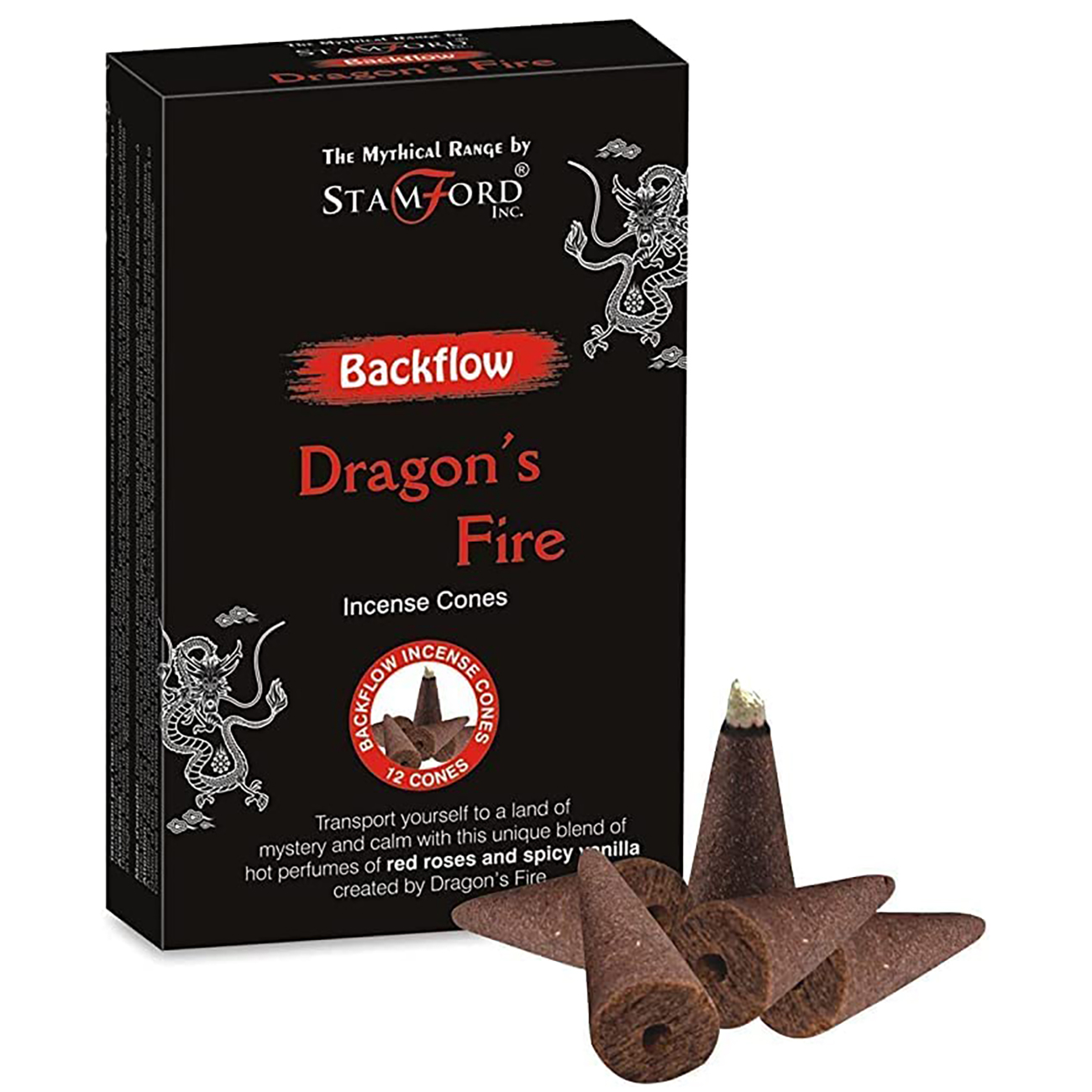 Mythical Backflow Cones - Dragon Fire - Click Image to Close