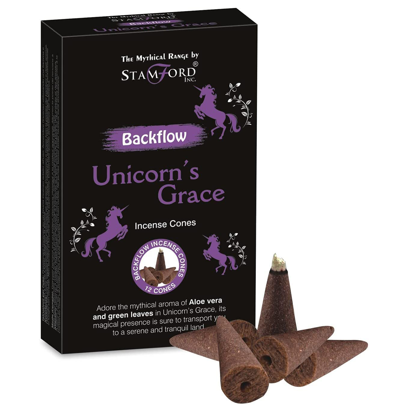 Mythical Backflow Cones - Unicorn Grace - Click Image to Close