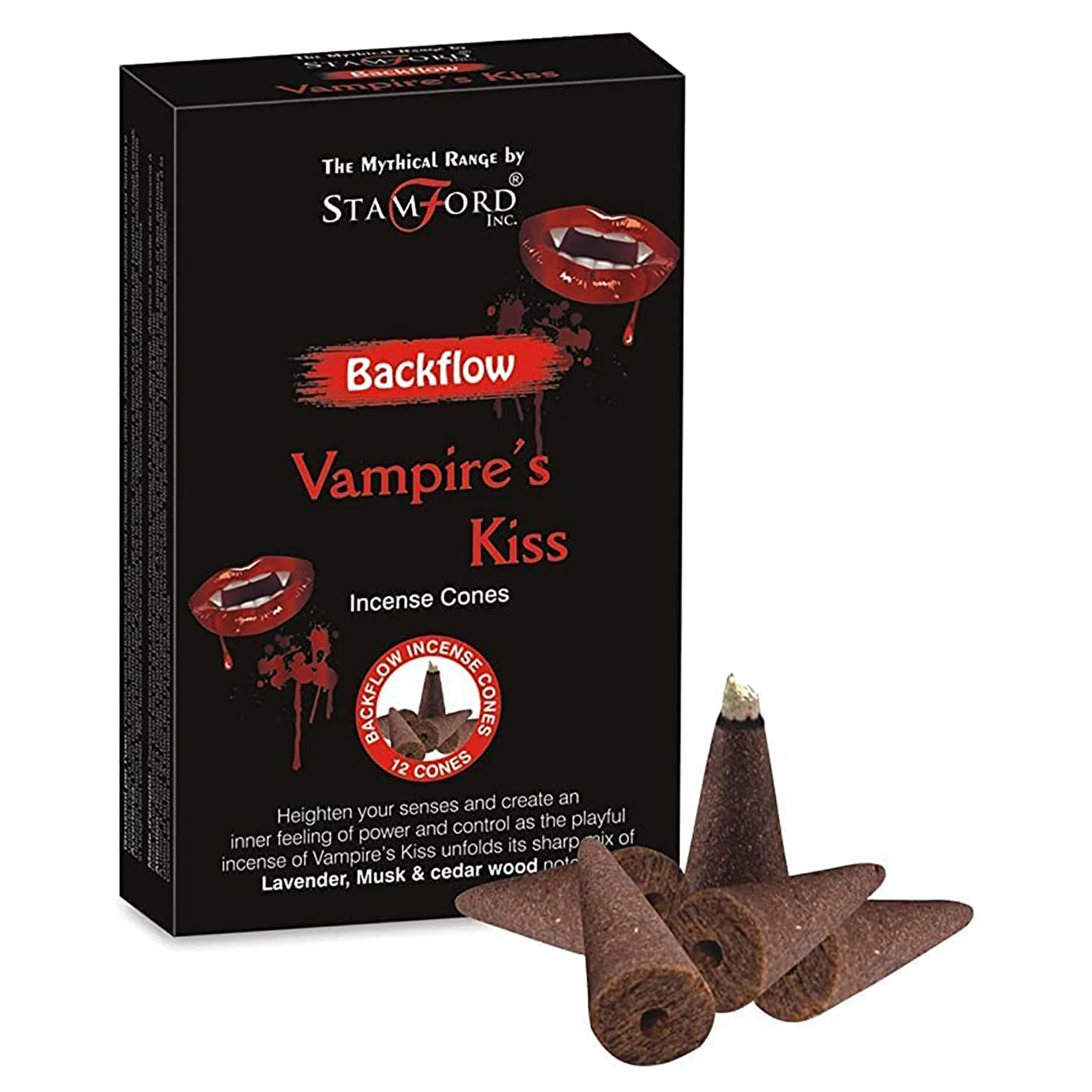 Mythical Backflow Cones - Vampire Kiss - Click Image to Close