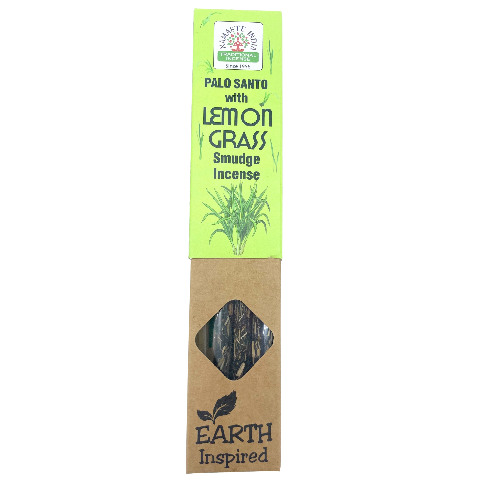 3 x Packs Earth Inspired Smudge Incense - Lemon Grass - Click Image to Close