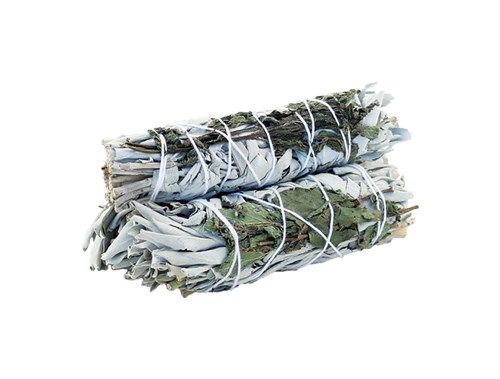 Smudge Stick - White Sage & Peppermint 10cm - Click Image to Close