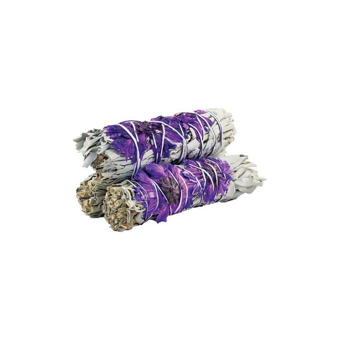 Smudge Stick - Purple Daze Sage 10cm - Click Image to Close