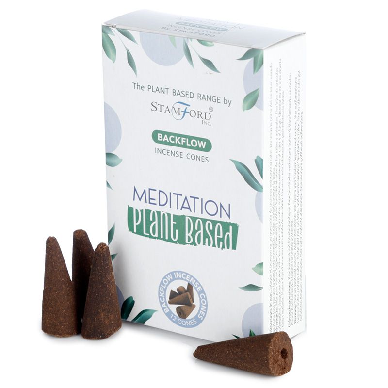 2 x Packs Plant Based Backflow Cones - Meditation - Click Image to Close