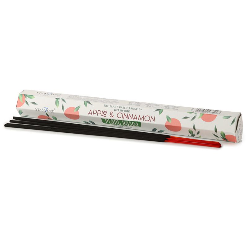 2 x Packs Plant Based Incense Sticks - Apple & Cinnamon - Click Image to Close