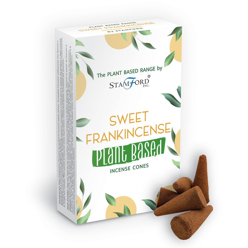 2 x Packs Plant Based Incense Cones - Sweet Frankincense - Click Image to Close