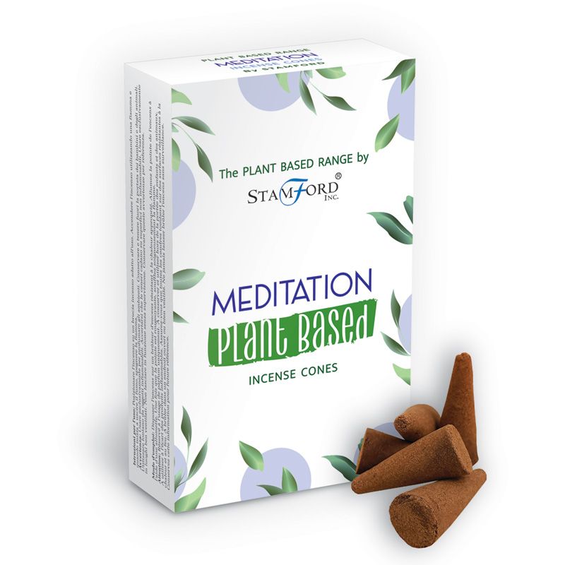 2 x Packs Plant Based Incense Cones - Meditation - Click Image to Close