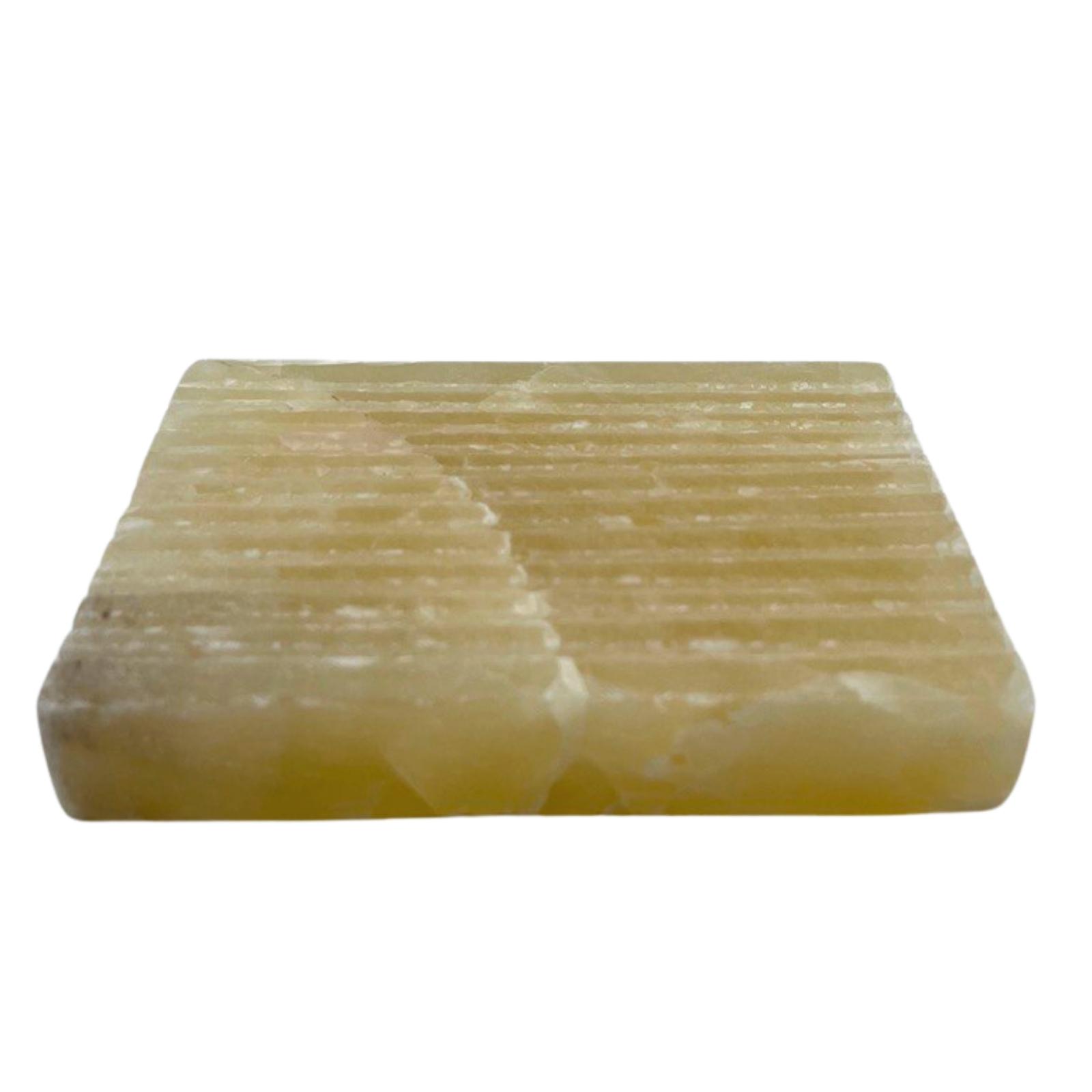 Honey Onyx Square Soap Dish