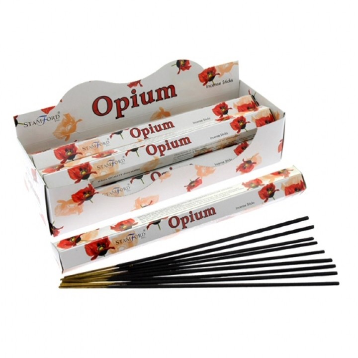 10 x Packs Stamford Premium Incense - Opium - Click Image to Close