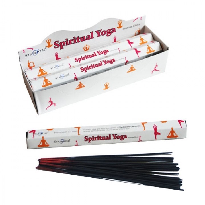 10 x Packs Stamford Premium Incense - Spiritual Yoga - Click Image to Close