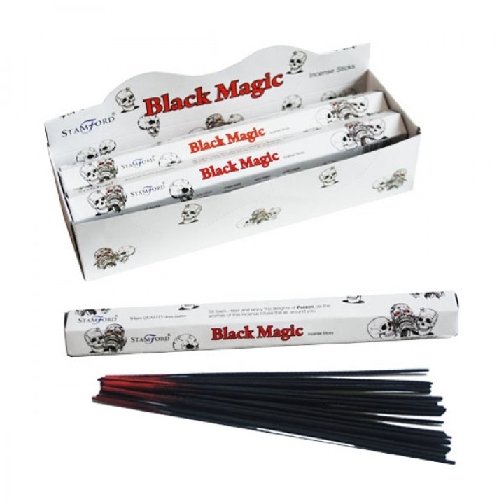 10 x Packs Stamford Premium Incense - Black Magic - Click Image to Close