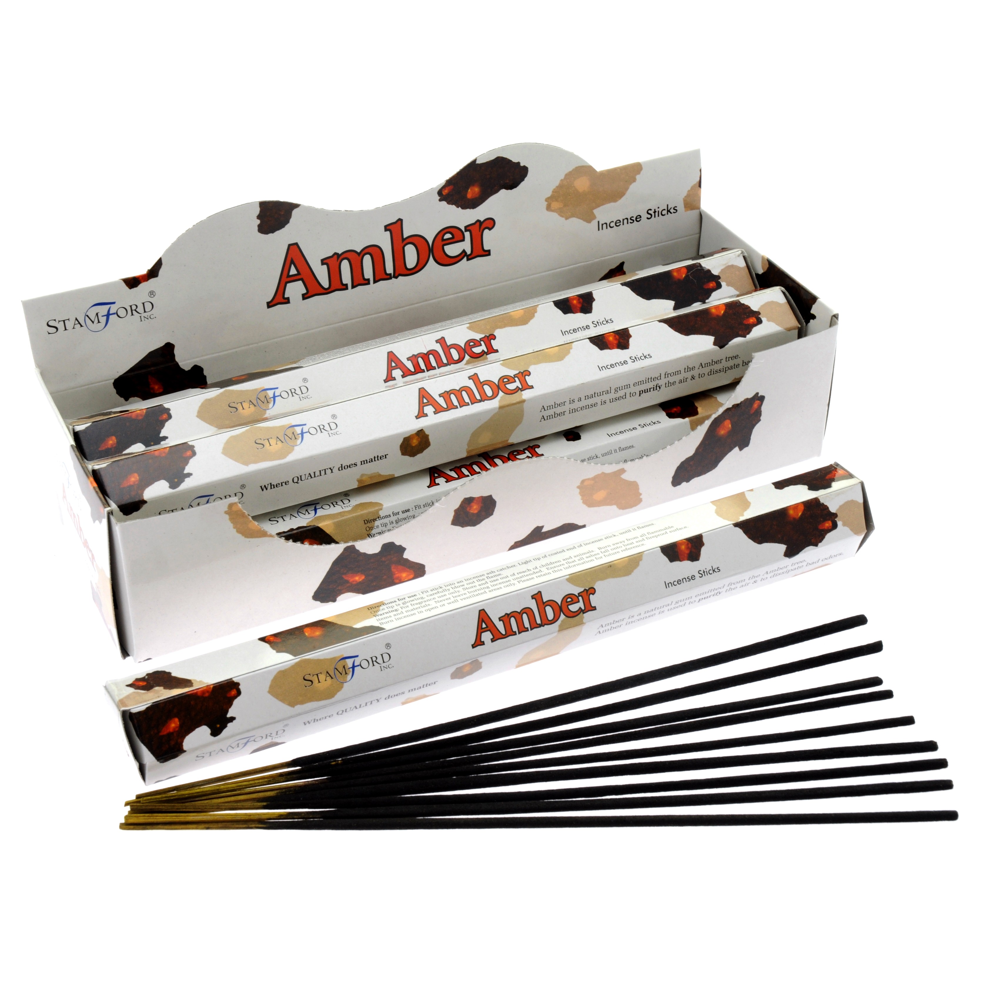 10 x Packs Stamford Premium Incense - Amber