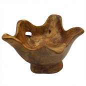Teak Root - Small Round Bowl - Click Image to Close