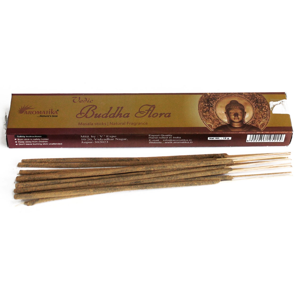 5 x Packs Vedic Incense Sticks - Buddha Flora - Click Image to Close