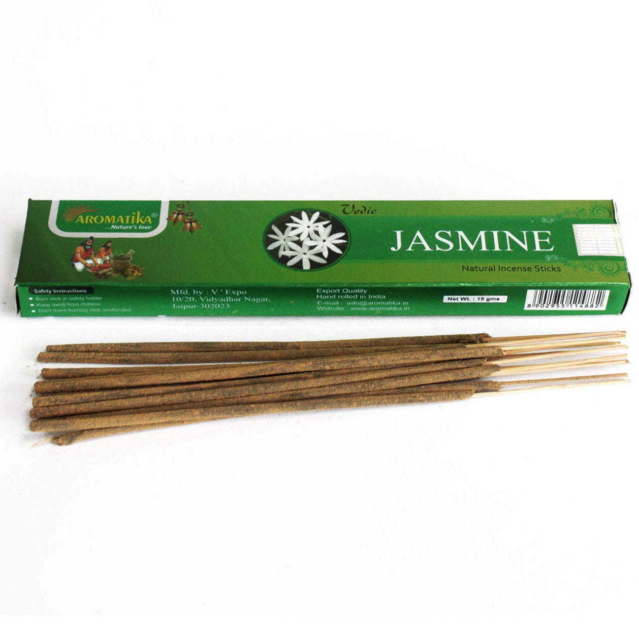 5 x Packs Vedic Incense Sticks - Jasmine - Click Image to Close