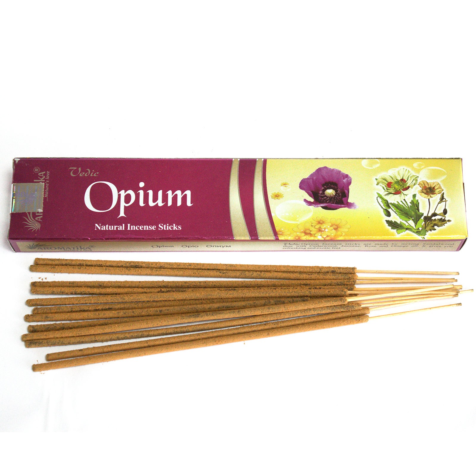 5 x Packs Vedic Incense Sticks - Opium - Click Image to Close