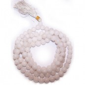 Mala Beads - White Quartz - Click Image to Close