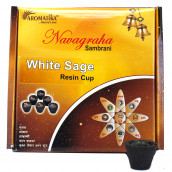 Box of 12 Resin Cups - White Sage - Click Image to Close