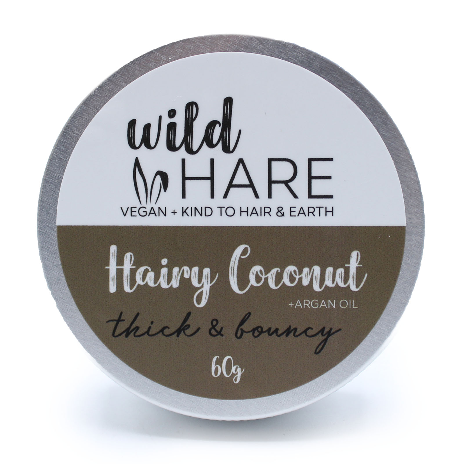 Wild Hare Solid Shampoo 60g - Hairy Coconut - Click Image to Close